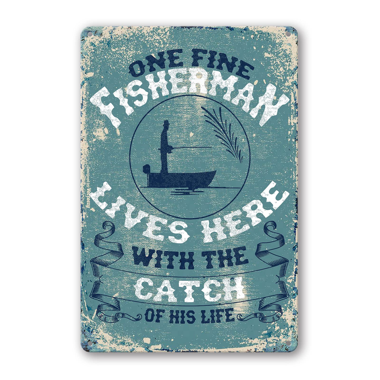 Fishing Decor Vintage Fishing Tin Signs For Man Cave Sign Fishing Wall Art Funny Garage Signs For Men Fish Cabin Lake House Meta