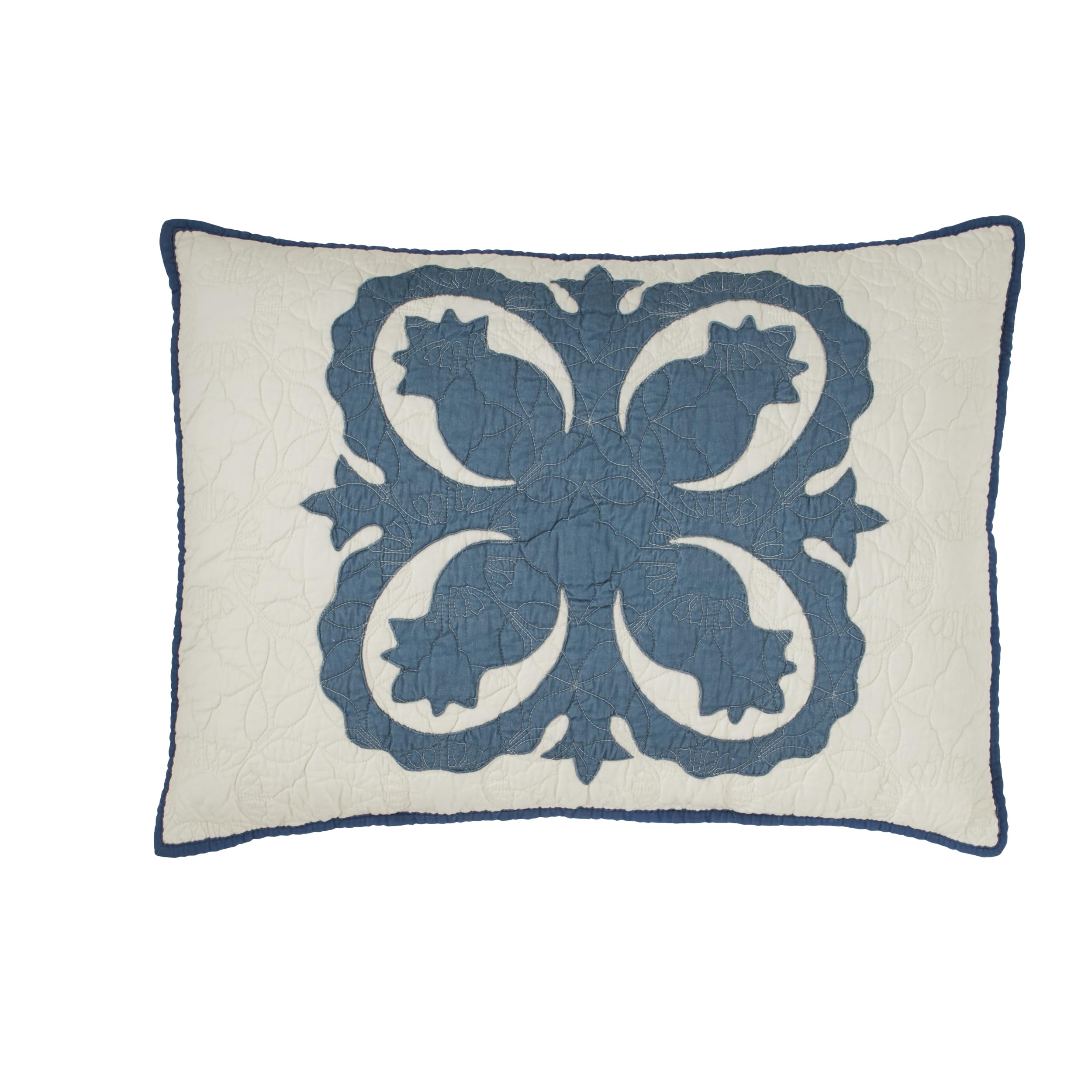 Tommy Bahama - Queen Quilt, Soft Cotton Bedding, Coastal Home Decor, Oeko-Tex Certified (Aloha Pineapple Blue, Queen)