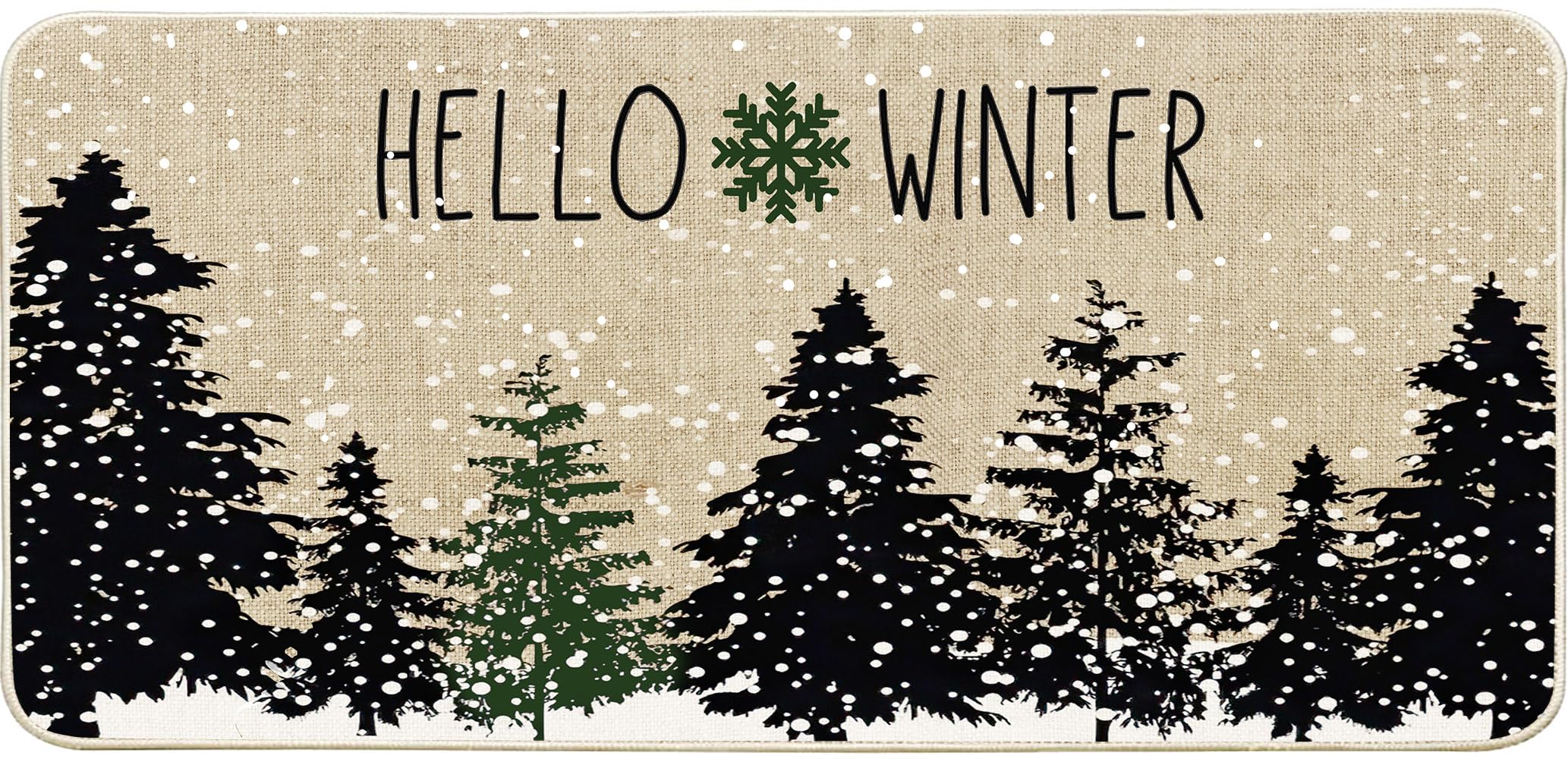 Whomeaf Happy Fall Y'All Doormat Fall Low Profile Front Mat Buffalo Check Plaid Pumpkin Door Mats Entrance Non Slip Autumn Rugs