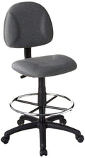 Boss Office Products Ergonomic Works Drafting Chair without Arms in Grey