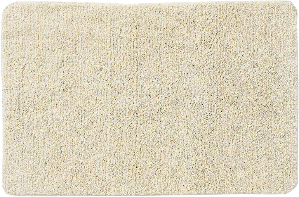 Tache 31 X 48 Inches Solid French Vanilla Ivory Thin Floor Bathroom Bath All Area Doormat Kitchen Rug Mat