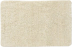 Tache 31 X 48 Inches Solid French Vanilla Ivory Thin Floor Bathroom Bath All Area Doormat Kitchen Rug Mat