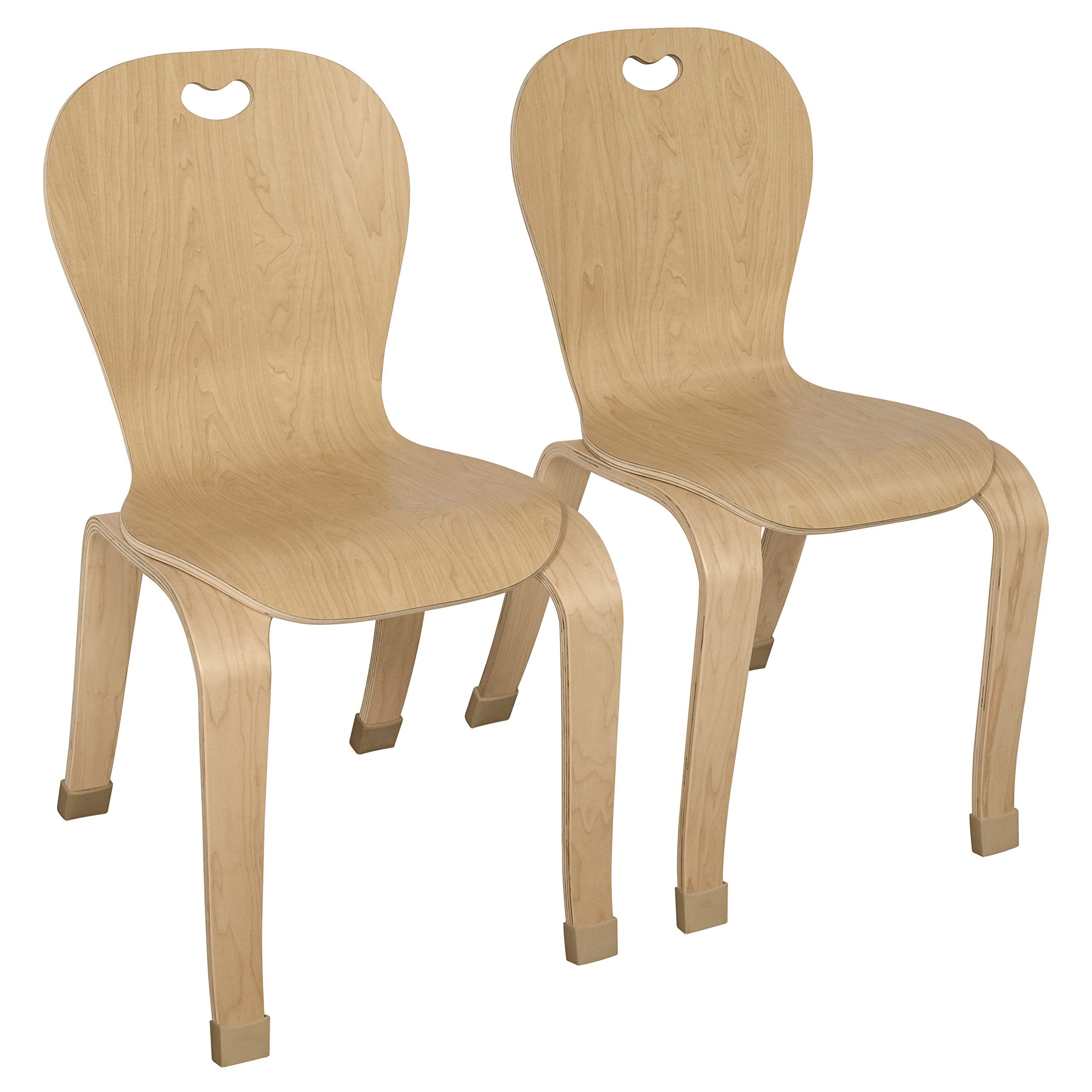 Maple Heritages Bentwood 18 Kids Chair, Set of 2