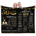 Elseven 50Th Anniversary Wedding Gift 50Th Wedding For Her 50 Year Anniversary For Couples Wife Husband Best Anniversary Blanket