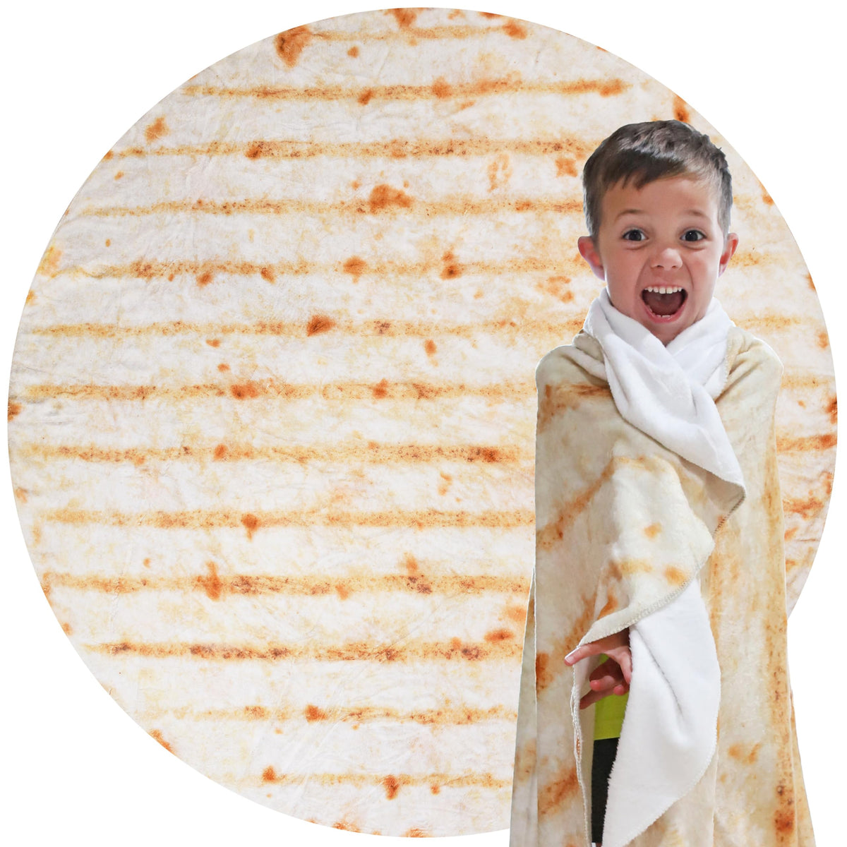 Catalonia Burrito Tortillas Funny Blanket, Taco Gift Blanket Throw For Kids Adults, Food Wrap Blanket, Gap Quirk Gifts For Teena