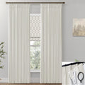 Shineland 108 Inch Curtains Long,Pinch Pleated Curtains Blackout Linen Black Out Extra Long Curtains For Living Room Drapes 108 Inches Long 2 Panels,Cream
