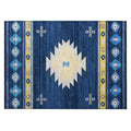 Phoenix Ph4 Blue Southwestern Rug Rectangle 9' X 12'
