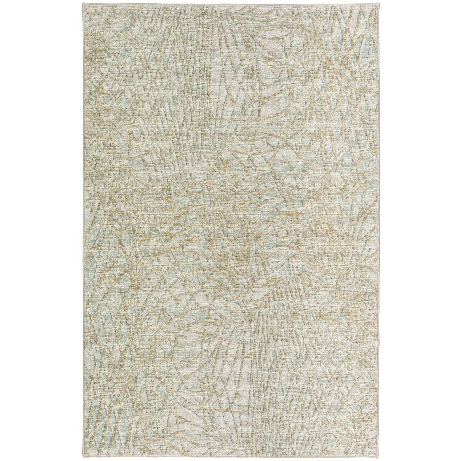 Winslow Wl2 Green Transitional Rug Rectangle 8' X 10'