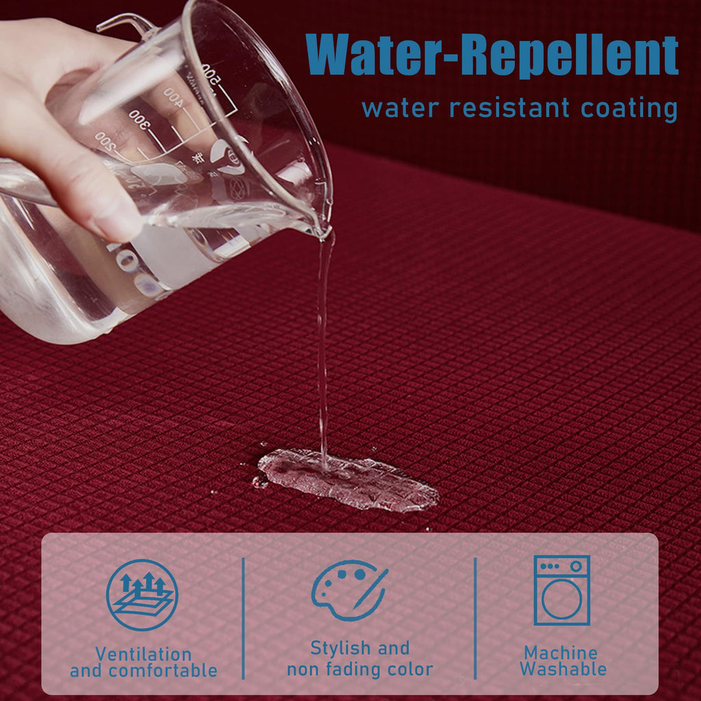 Nc Home Water Repellent Sofa Couch Cushion Covers Sofa Seat Slipcover, Armchair Furniture Protector For Camper, Soft Flexibility
