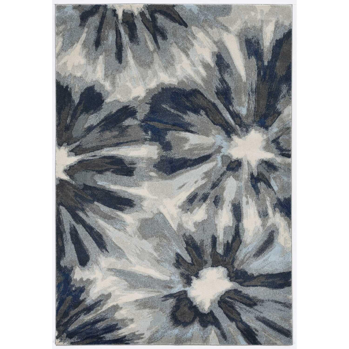 HomeRoots 10' X 13' Ivory Blue Area Rug