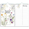 Perpetual Calendar - Undated Calendar 12-Month For Birthday, Anniversaries, Important Days, Festivals Reminder, 6 ' ' X 10 ' ' W