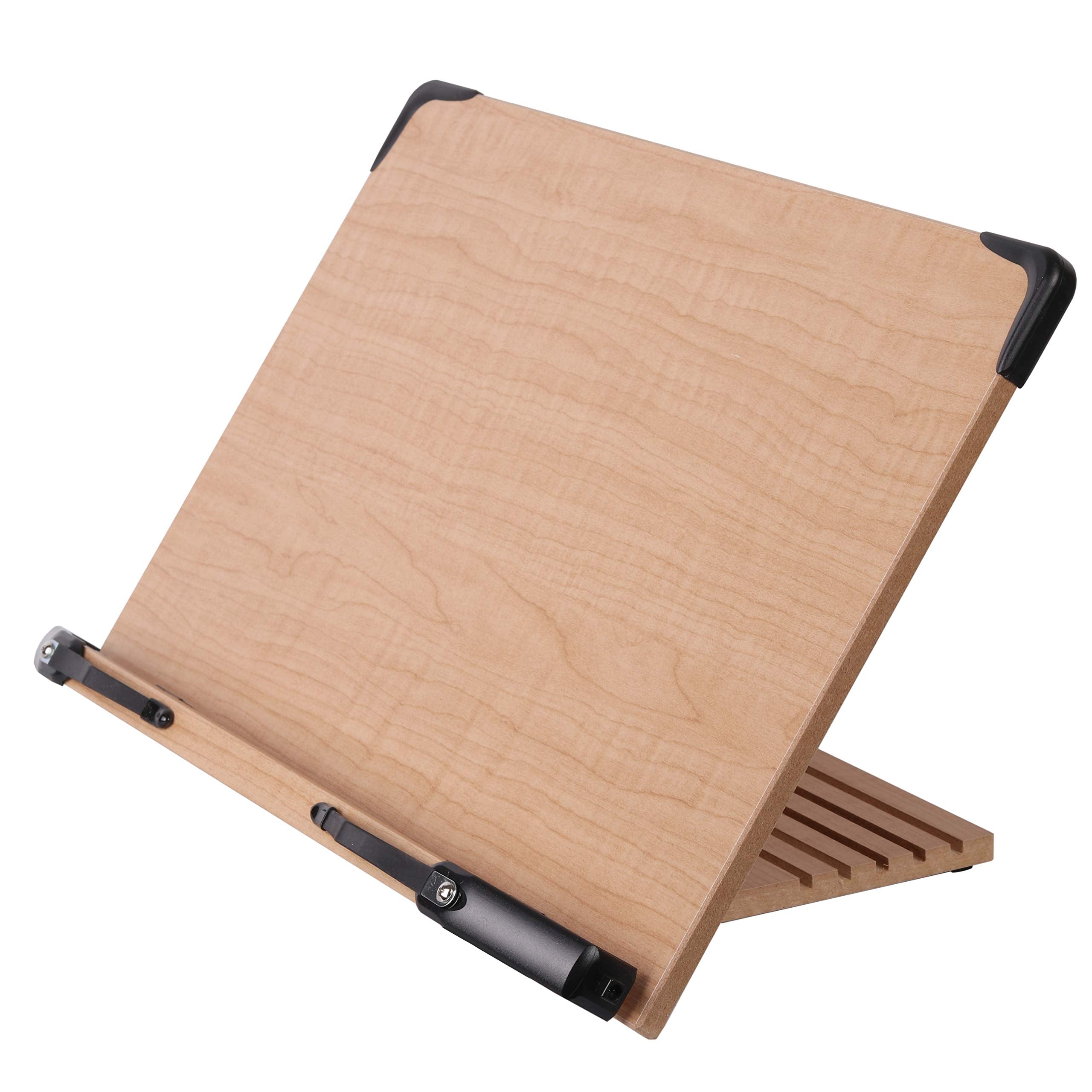 A+ Book Stand Bs2500 Large 16X10.5' Portable Adjustable Foldable Bookstand Holder For Reading Hands Free Large Thick Heavy Text