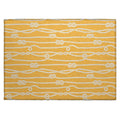 Harbor Ha7 Gold Coastal Rug Rectangle 3' X 5'