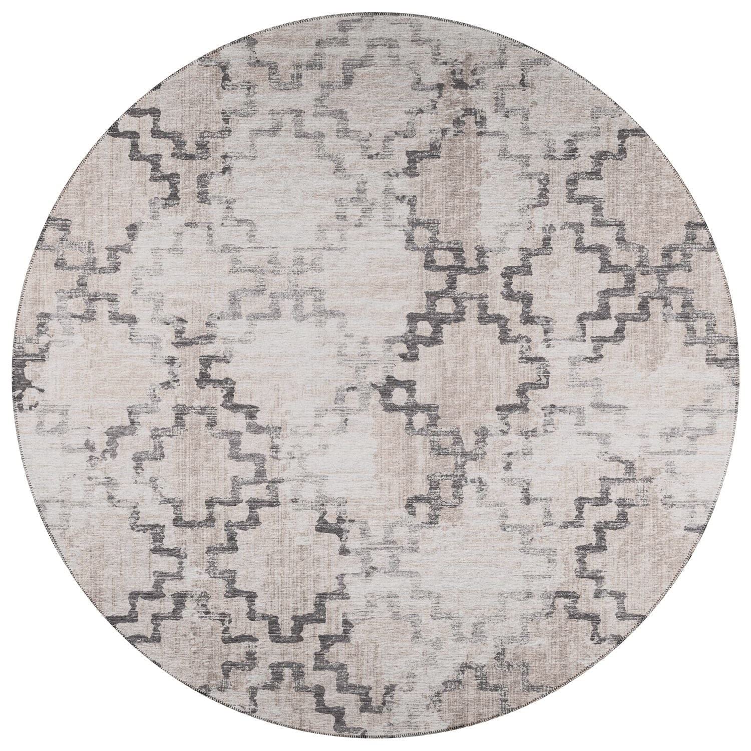 Sedona Sn15 Beige Transitional Rug Round 10' X 10'