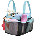 Haundry Mesh Shower Caddy Tote, Large College Dorm Bathroom Organizer with 8 Pockets, Hanging Portable Tote Bag for College Dorm