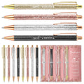 Feifeiya 50 Sets Sweet 16th Birthday Party Favors for Guests, Include Sweet Sixteen Glitter Ballpoint Pens with Thank You Cards,