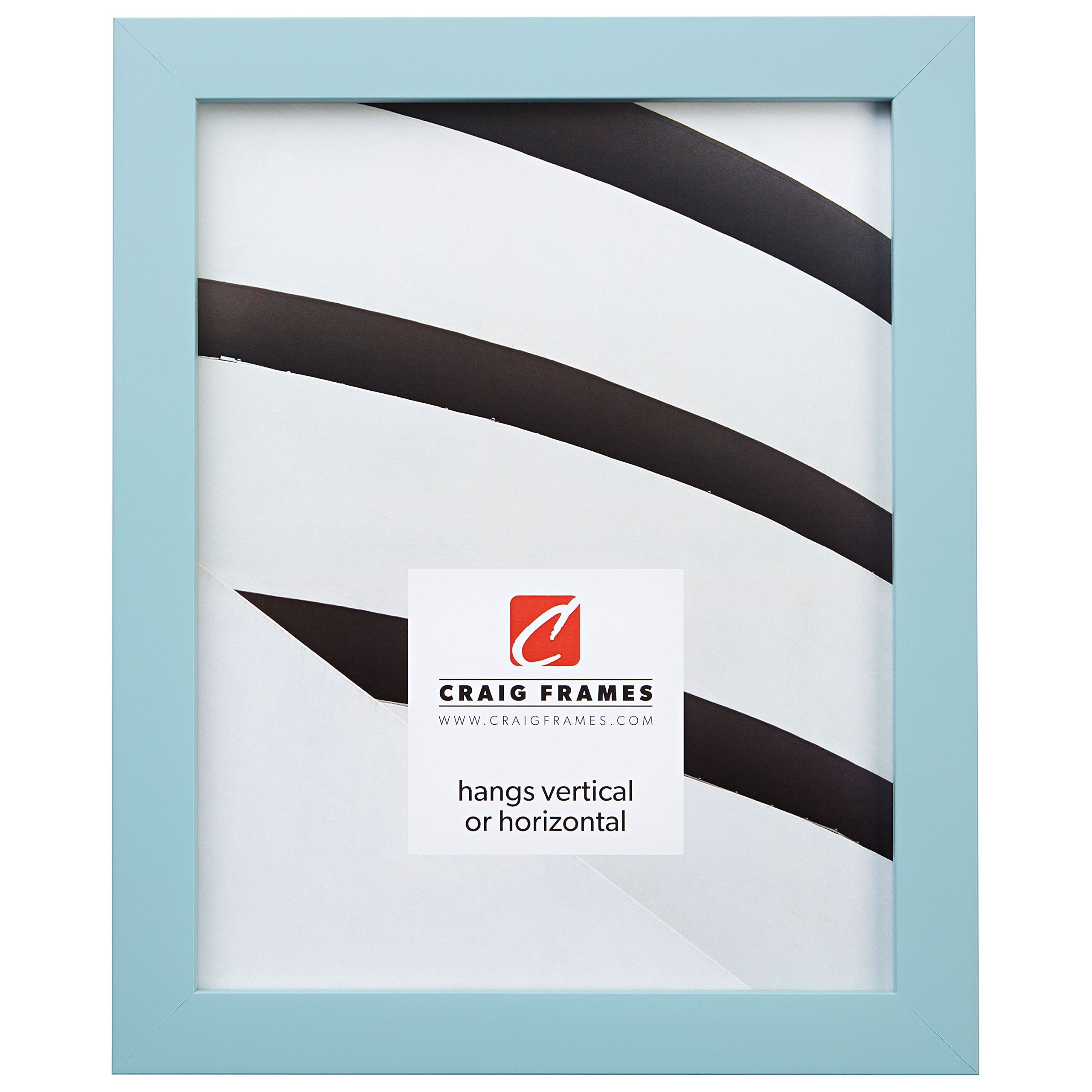 Craig Frames Confetti, Modern Light Blue Picture Frame, 24 x 30 Inch