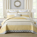 Sahsahcasa Quilt Queen Size, Set, 100% Cotton Floral Quilt, Bedding Set Bedspreads, Patchwork Reversible Lightweight Comforter B