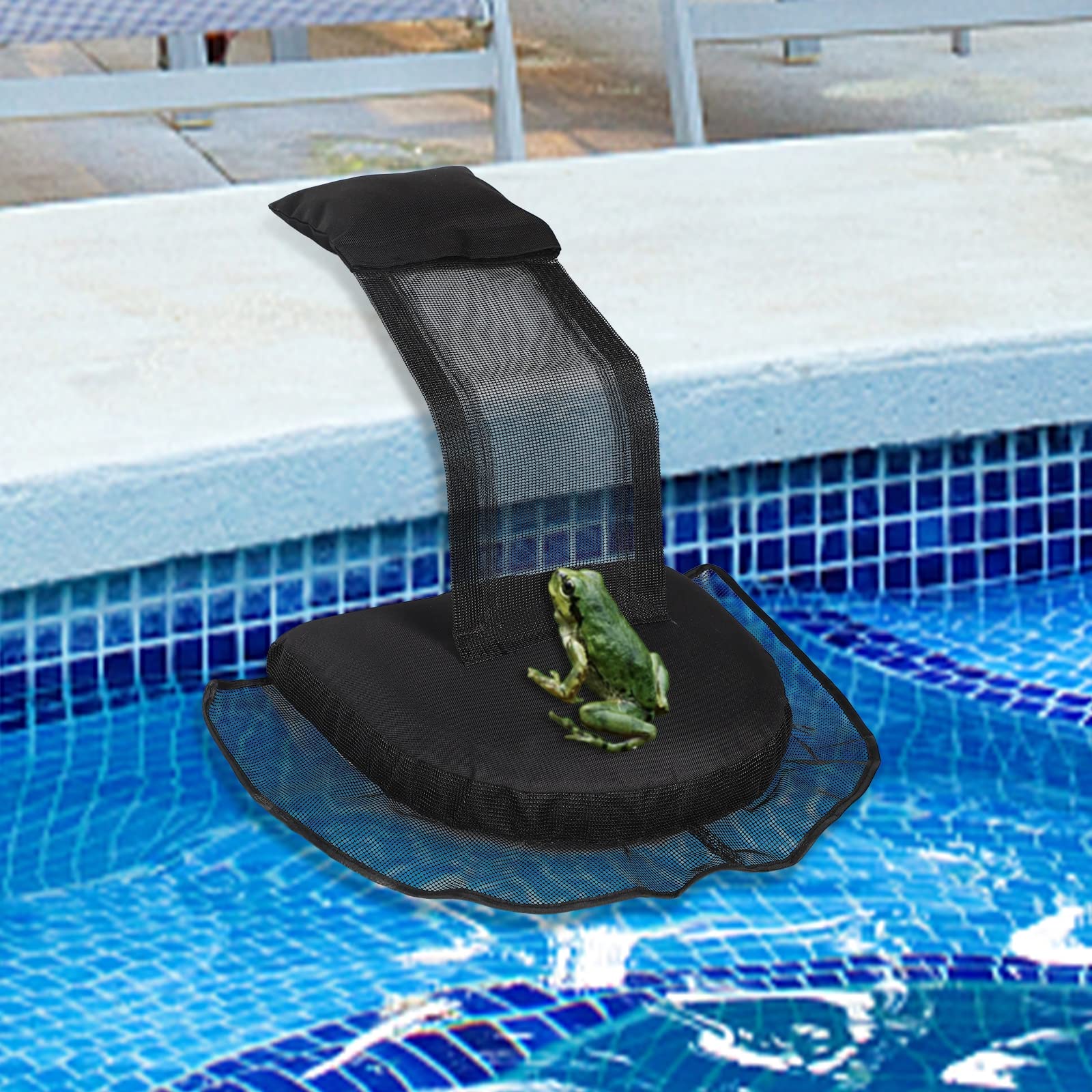 Mortime Animal Saving Escape Ramp, Swimming Pool Floating Animal Saver Rescue Tool For Outdoor Critter Frog Chipmunk (1 Pack)