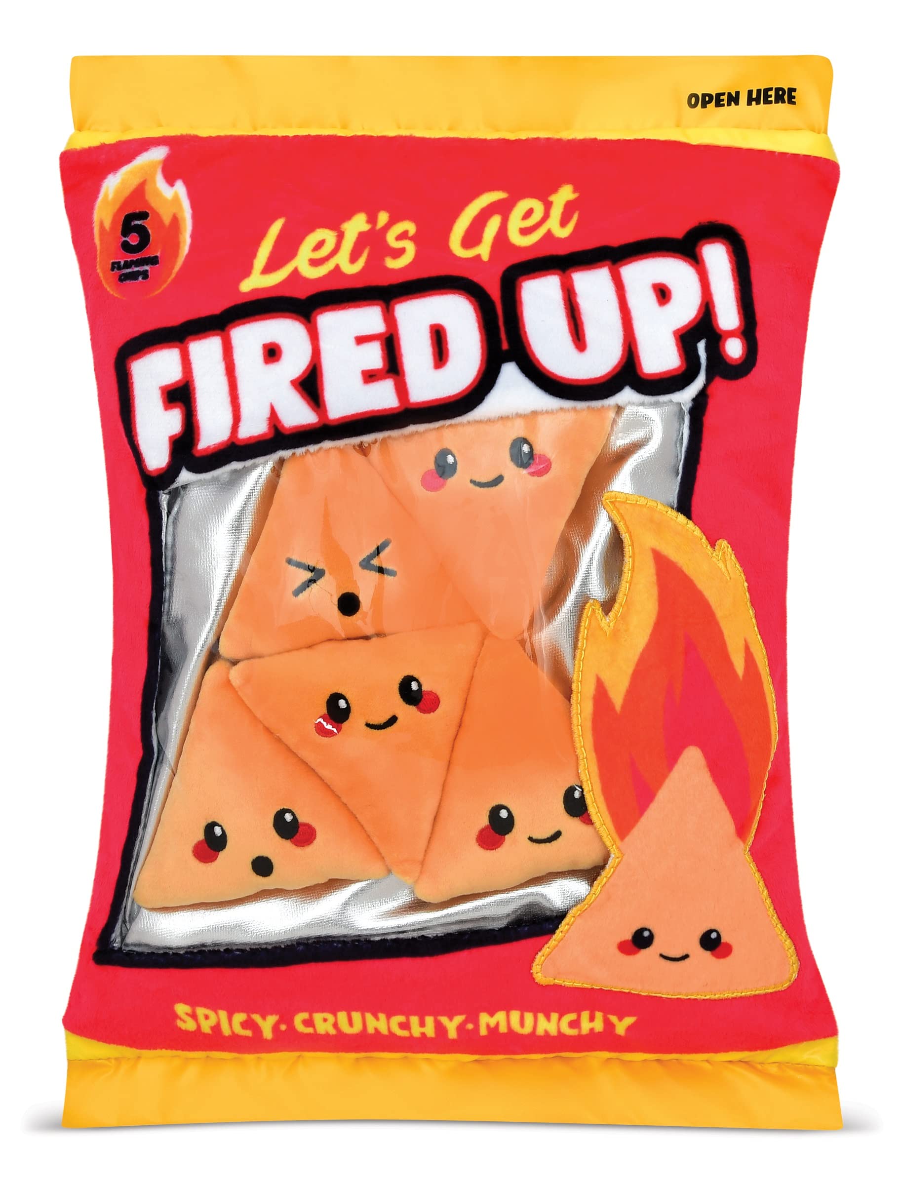 Iscream Play With Your Food! Go Fish! Fleece Play Pillow Set With Embriodered Accents