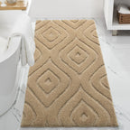 DEXDE Bathroom Rugs Runner 24x47 Long Bathroom Rug Non Slip Soft Washable Large Bath Mats for Bathroom Bedroom Hallway Kitchen F