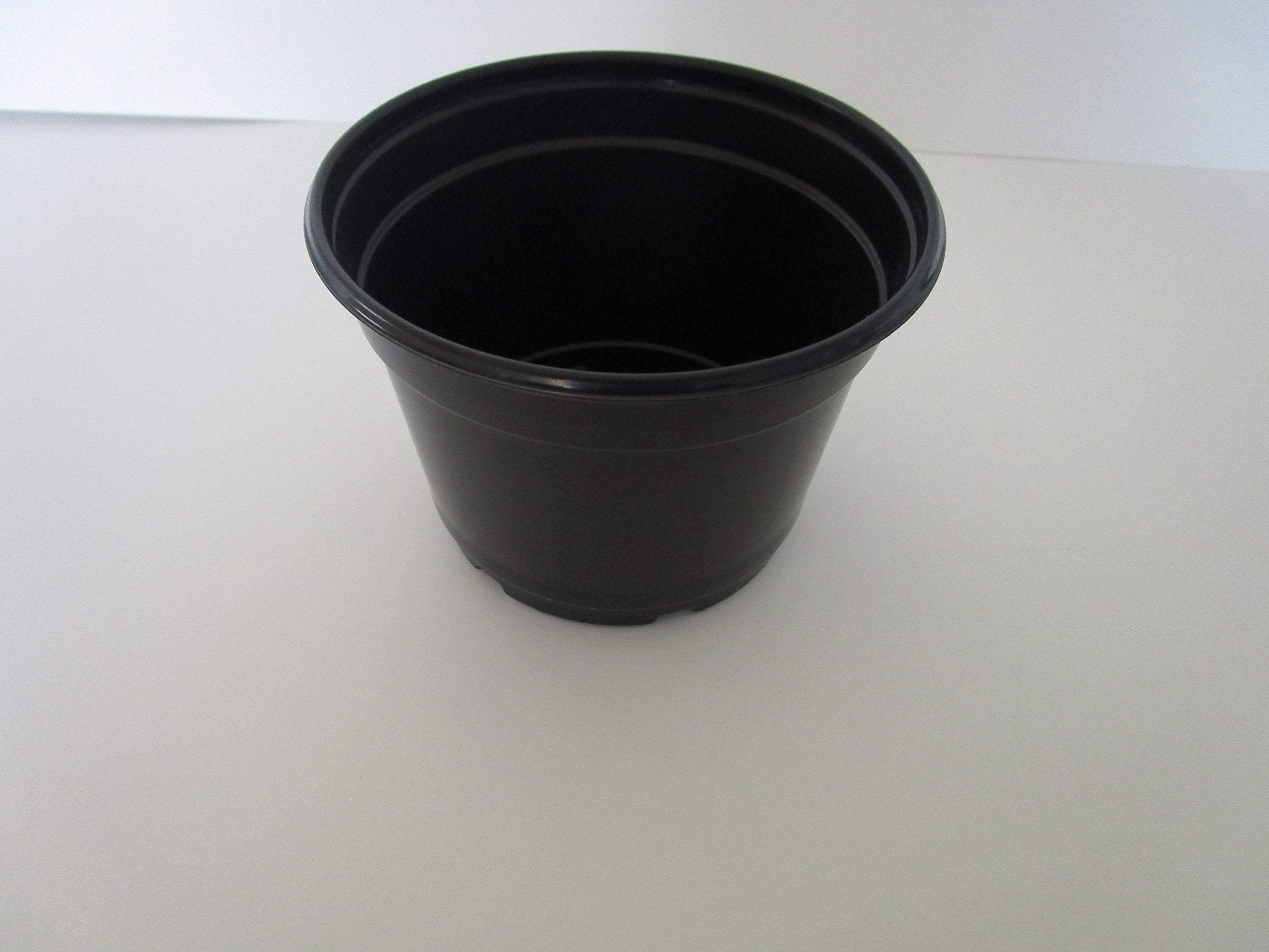 Landmark Plastics 5' Diameter Black Plastic Nursery Pot (440)
