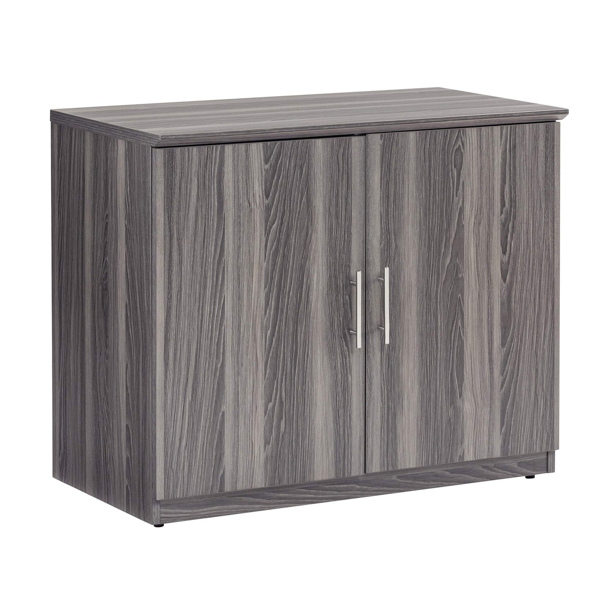 Mayline MSCLGS Medina 2-Door Storage Cabinet, 36&quot;W, Gray Steel Laminate