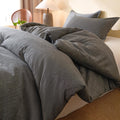 Hadamick 100% Cotton Comforter Set Full Size  Reversible YarnDyed Design, Soft Washed Cotton On Both Sides, Lightweight AllSe