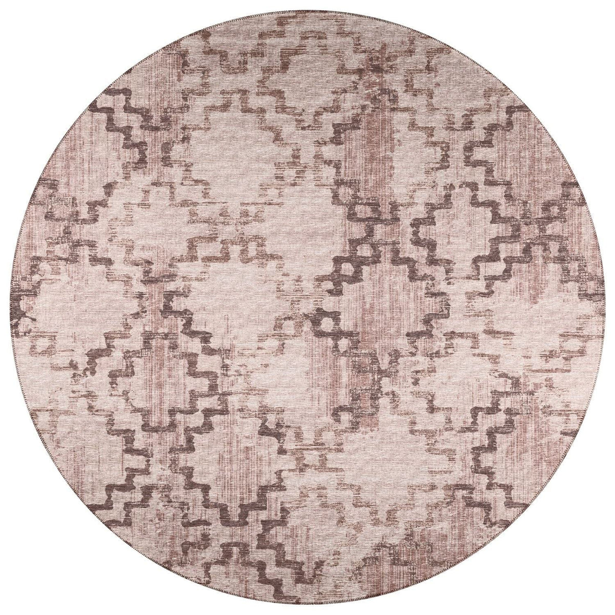 Sedona Sn15 Brown Transitional Rug Round 8' X 8'