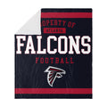 Foco Atlanta Falcons Nfl Team Property Of Sherpa Fleece Blanket