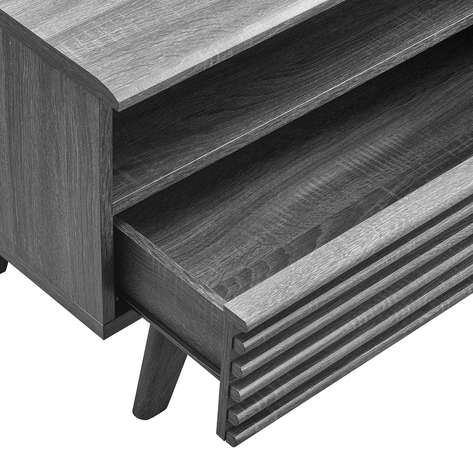 Modway EEI-6228-CHA Render 60" TV Stand, Charcoal