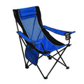 Kijaro Sling Folding Camping Chair - Enjoy the Outdoors in this Outdoor Chair with a Built-in Cup Holders and Side Organizer - I