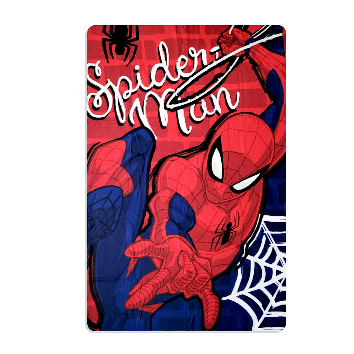 Royal Boys Girls Cozy Fleece Throw Blanket With Extra Soft Fun Design (Spiderman 5)