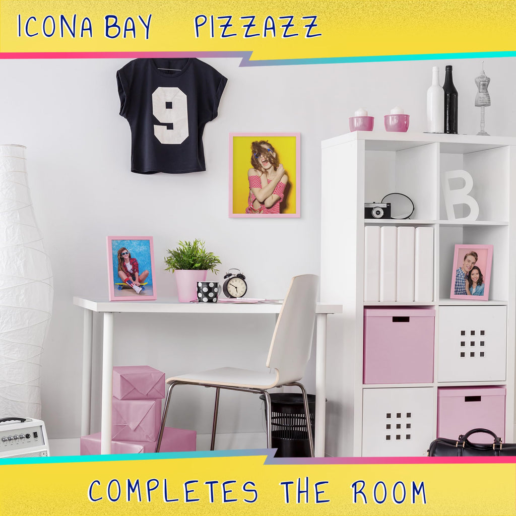 Icona Bay 8X10 Picture Frame, Pastel Pink Solid Wood Scandinavian Style Frame For Photo, Pizzazz Collection