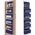 SpaceHacks 6-Tier Over The Door Organizer Hanging Storage Organizers with Clear Window 40lb Large Capacity Room Organizer for Pa
