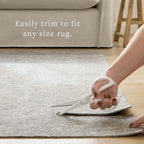 Loloi Loloi-Grip Rug Pad, Fpad2 Grey, 2'-0'' X 12'-0'', 13'' Thick, Gray, 1/8 Inch, Reversible, Soft, Cushion, Low Profile, Hard
