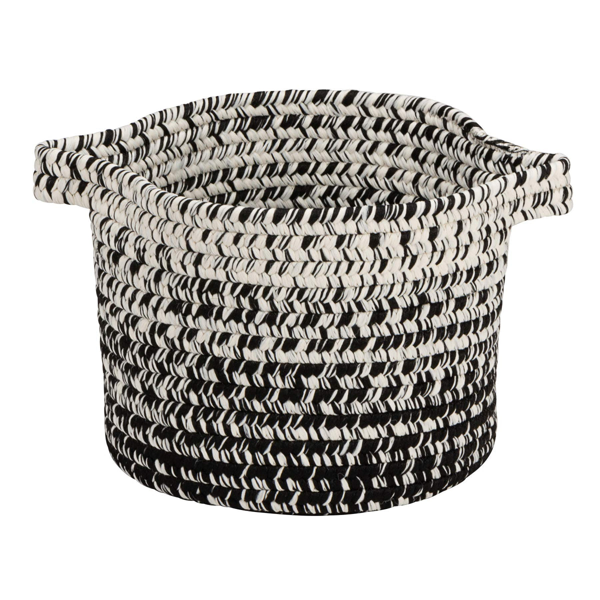 Colonial Mills Monet Ombre Basket, 16&quot;X16&quot;X20&quot;, Black & White