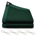 Glieskir 90% Blackish Green Shade Cloth, 6.5X10Ft Resistant Garden Sun Shade Net, Durable Mesh Shade Tarp With Reinforced Gromme