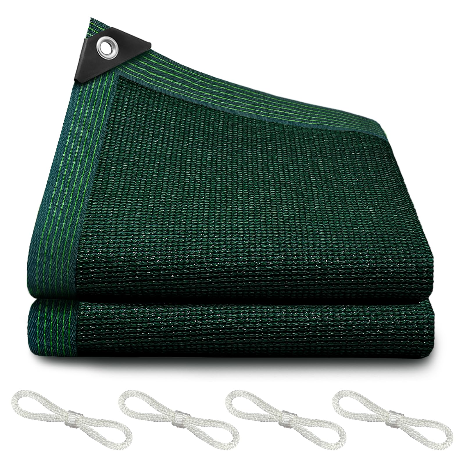 Glieskir 90% Blackish Green Shade Cloth, 6.5X10Ft Resistant Garden Sun Shade Net, Durable Mesh Shade Tarp With Reinforced Gromme