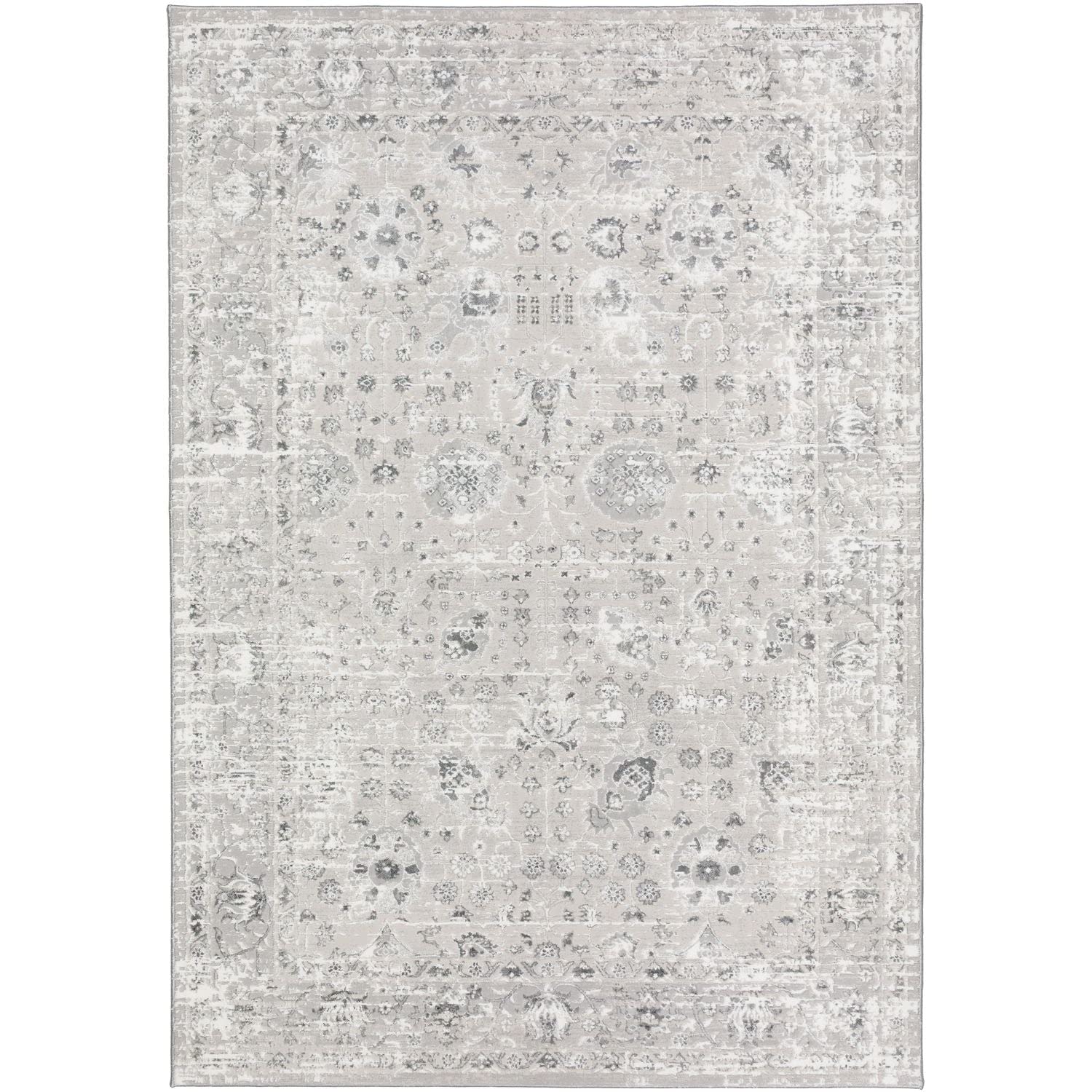 Rhodes Rr8 Gray Transitional Rug Rectangle 5' 1" X 7 ' 5"