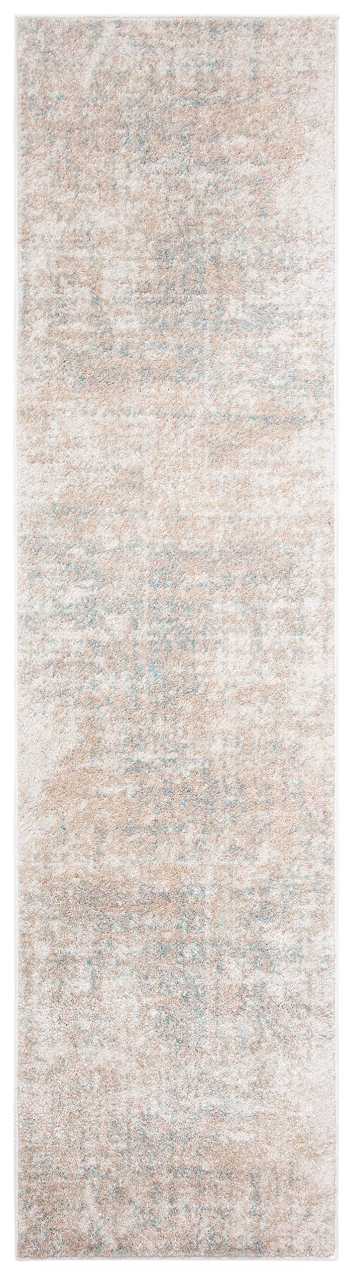 Safavieh Adirondack Collection Runner Rug - 2'1'' X 8', Beige & Slate, Modern Abstract Design, Non-Shedding & Easy Care, Ideal F