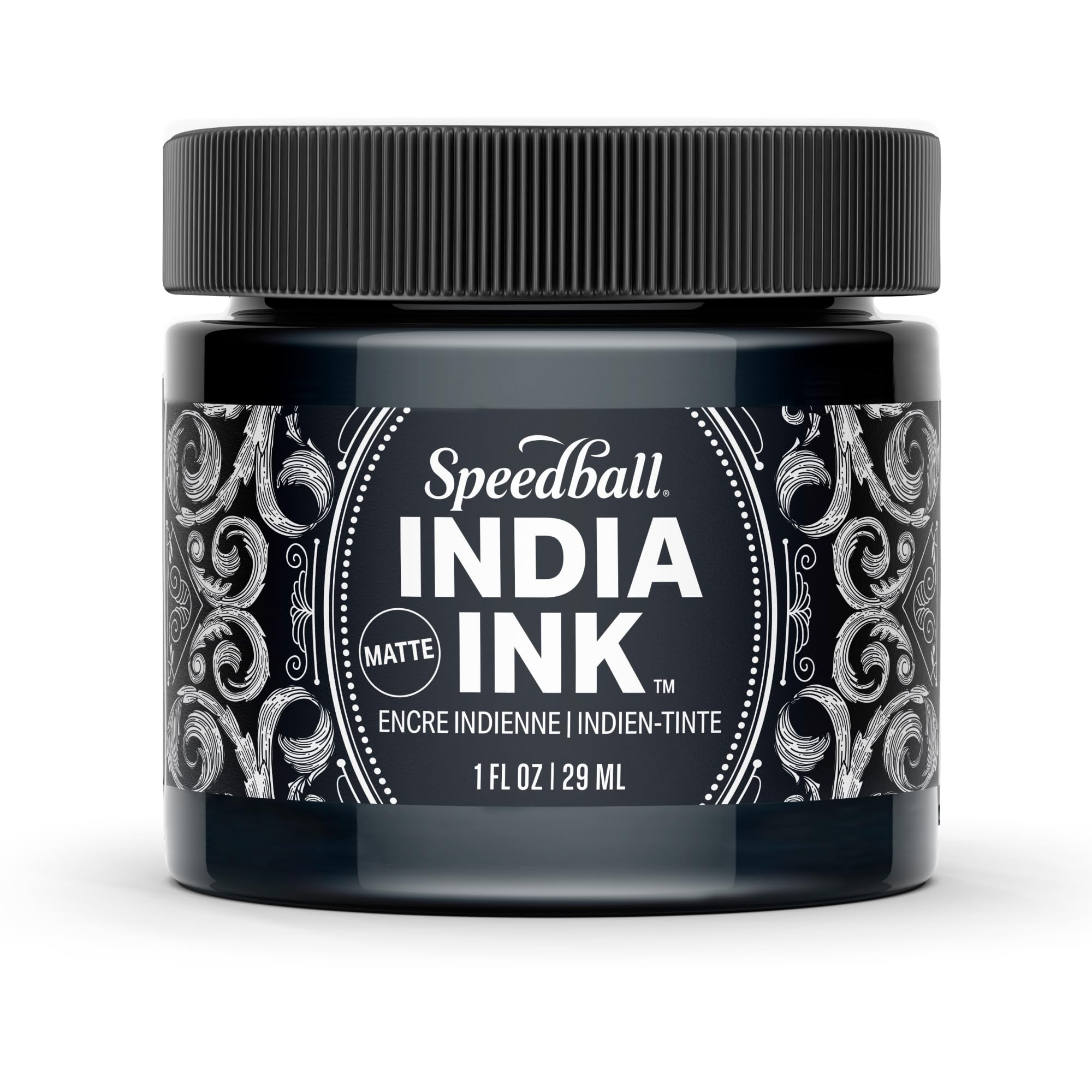 Speedball India Ink, Black Velvet, 1-Ounce