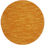 Nourison Essentials Indoor/Outdoor Sunburst 4' X Round Area Rug, Easy -Cleaning, Non Shedding, Bed Room, Living Room, Dining Room, Backyard, Deck, Patio (4 Round)