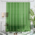AmazerBath Premium EVA Shower Curtain Clear Pine Green, Luxury Shower Curtain Dark Green Ultra Soft, Waterproof Bathroom Shower 
