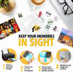 Magnetic Picture Frames - 4X6 12 Pcs, Picture Magnets For Refrigerator - Magnetic Picture Frame Set - Magnet Photo Frames For Fr