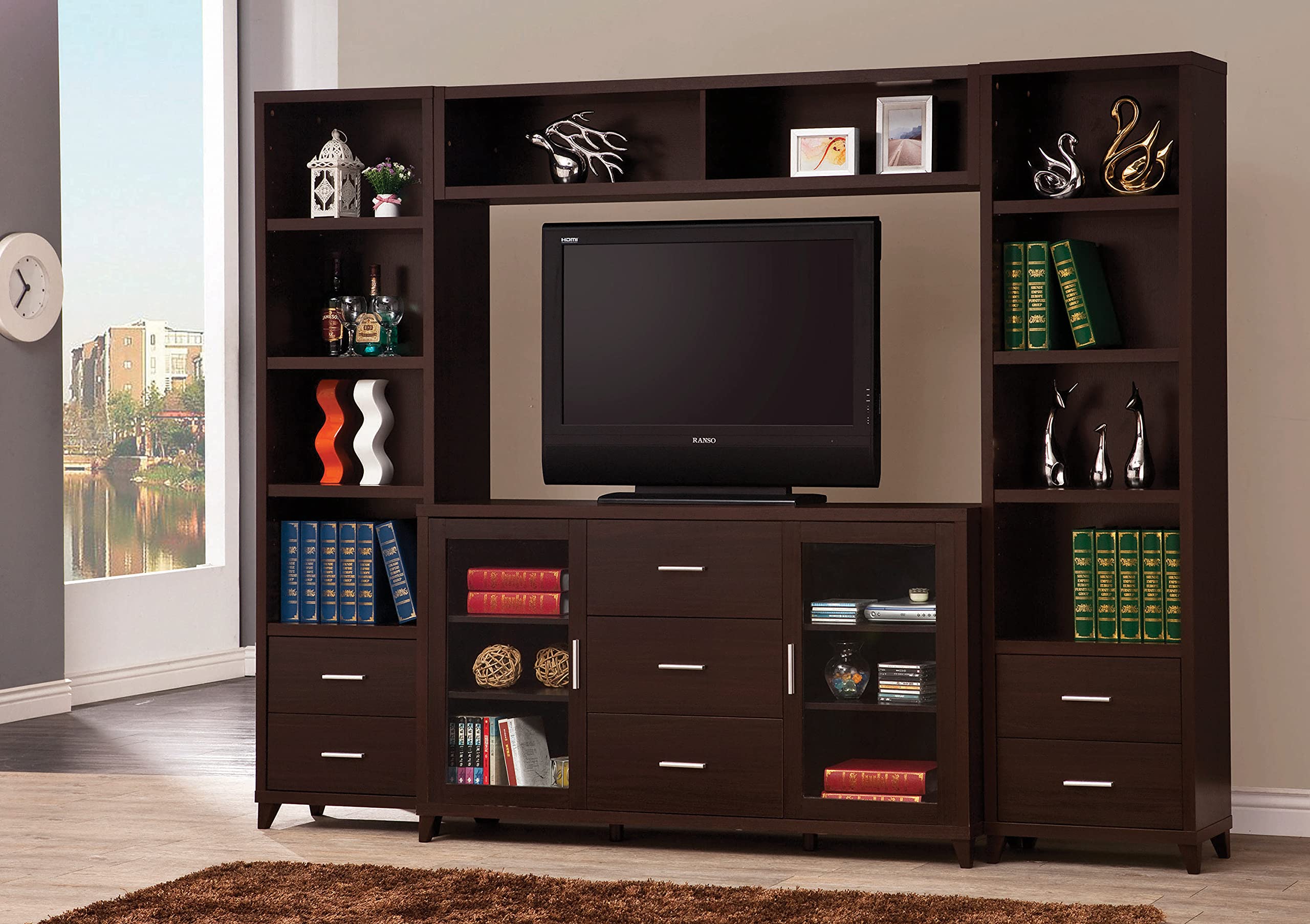 Coaster Furniture TV Console Cappuccino 700881