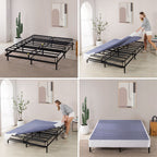 Zinus 7 Inch Metal Smart Box Spring, Mattress Foundation, Strong Metal Frame, Easy Assembly, Queen