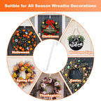 Ancintre 15 In Wreath-Hangers For Front Door,2 Pack Easter Christmas Halloween Decorations Fall Door Welcome Sign For Front Door
