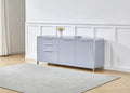 Best Quality Furniture Ac13-A Cabinet, Light Gray