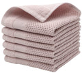 MiasDream Cotton Dish Cloths Kitchen Dish Rags, Waffle Weave Dish Towels, Soft and Absorbent Kitchen Hand Towels Washcloths, 12